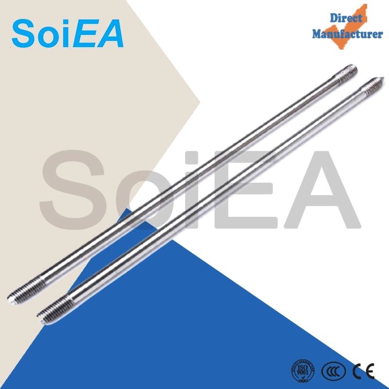 CE Certificated Stainless Steel Chemical Earthing Rods Copper Clad Steel Earth Rod Stainless Steel Anti Corrosion Grounding Rod