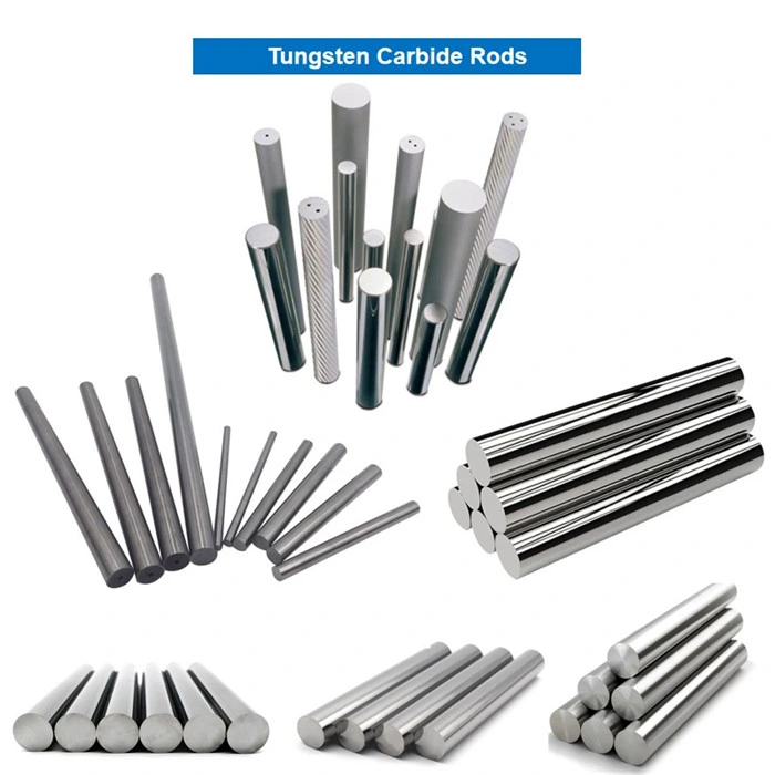 Quality Stable Tungsten Carbide Rods, Carbide Tool Parts, Solid Drill Rods 3/4/5/6/8/10/12mm L330mm