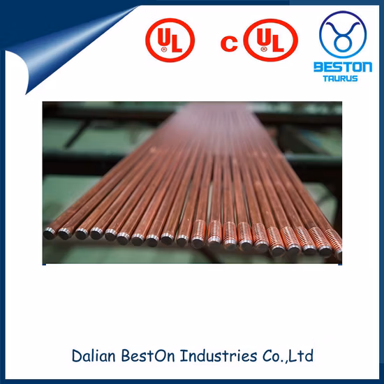 UL Certificate Copper Bonded Earth Rod Copper Clad Steel Ground Rod for Earthing System